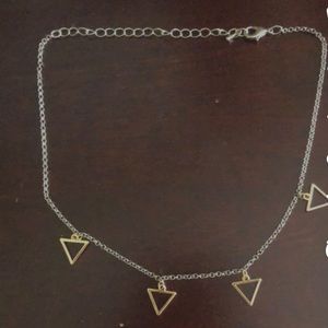 Women’s triangle necklace
